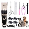 ABTOR Dog Clippers Low Noise Pet Clippers Rechargeable Dog Trimmer Cordless Pet Grooming Tool Professional Dog Hair Trimmer with Comb Guides Scissors Hot on Sale