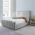 Stroma Stripe Luxury Upholstered Bed Frame Supply