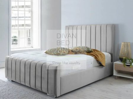 Stroma Stripe Luxury Upholstered Bed Frame Supply