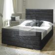 Mariana Velvet Fabric Upholstered Bed Frame on Sale