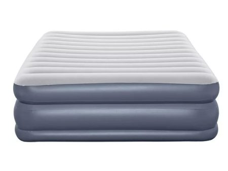 18in Air Mattress Antimicrobial Coating with Built-in AC Pump, Queen For Discount