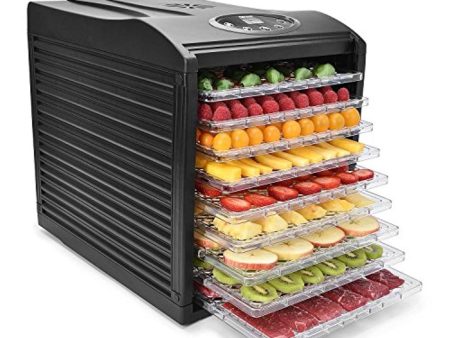 Aroma Housewares Professional 9 Tray Food Dehydrator Model 915B, Black Fashion