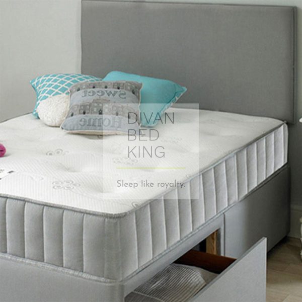 Nicholson Divan Bed with Spring Memory Foam Mattress Cheap