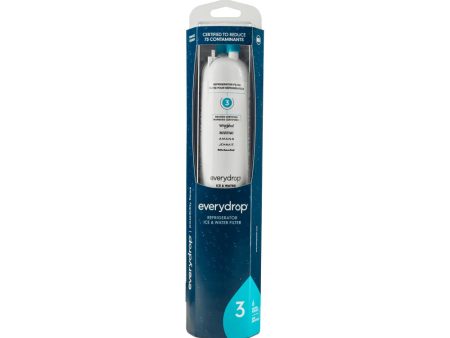 Everydrop by Whirlpool Ice and Water Refrigerator Filter 3, Single-Pack, Aqua Discount