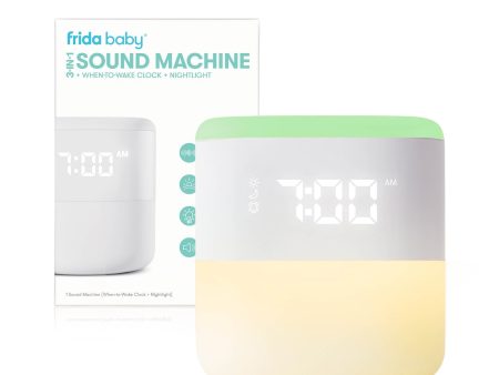 Frida Baby 3-in-1 Bluetooth White Noise Sound Machine, Gentle Sunrise Sleep Trainer Nightlight Sale