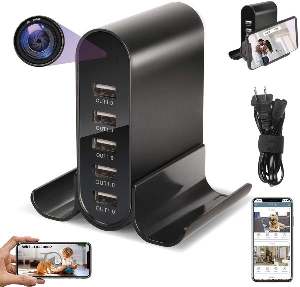 Spy Camera - Hidden Cameras Spy WiFi Camera Corprit with Remote View - HD 1080P Hidden Nanny Cam - Spy Camera Wireless Hot on Sale