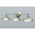 Better Homes & Gardens Triple Sconce Modern Farmhouse, Satin Nickel Finish on Sale