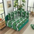 Cuboid Football Green Corner 2 Seater Sofa Bed with Storage Online