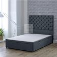 Fiona Luxury Ottoman Divan Bed with Chesterfield Floor Standing Headboard Option Cheap