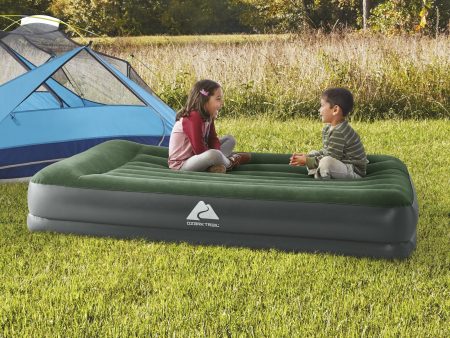 Ozark Trail Tritech Airbed 14Inch With In & Out Pump, Full on Sale