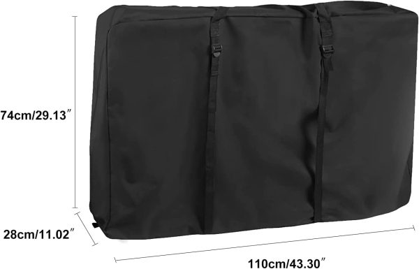 Fun Gift Outside Chair Storage Bag, Uranshin 600D Chair Carry Bag for Zero Gravity Chair Cover, Heavy Duty Folding Lounge Chair Carrying Case, Extra Large Moving Bags with Zippers (43  L x 11  W x 29  H) Online now