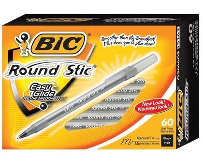 Bic Pens Xtra Life, Black, 60 Case on Sale